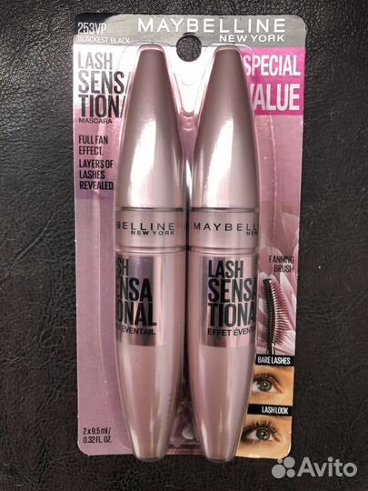 Тушь для ресниц maybelline NEW york