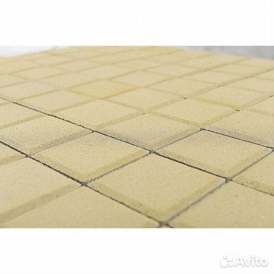 Тротуарная плитка Лувр Песочная 200х200