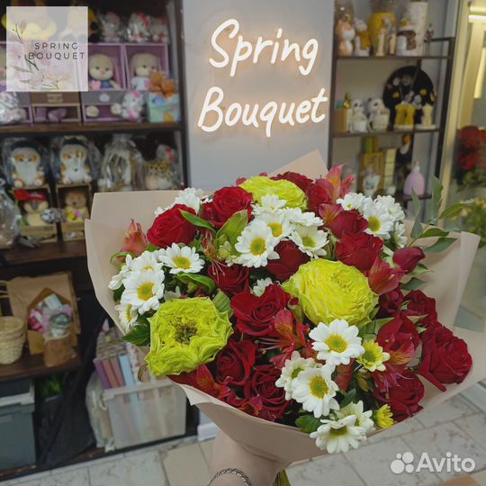 Букет эквадор розы гортензия