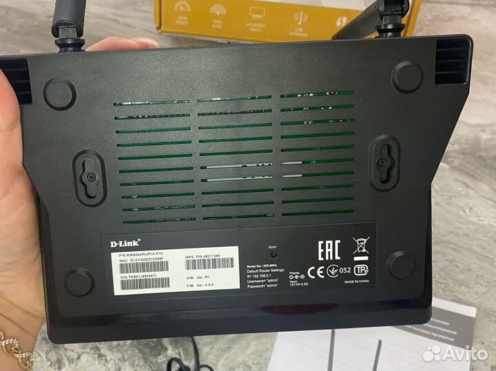 Wi-Fi роутер D-link DIR-806A. Новый