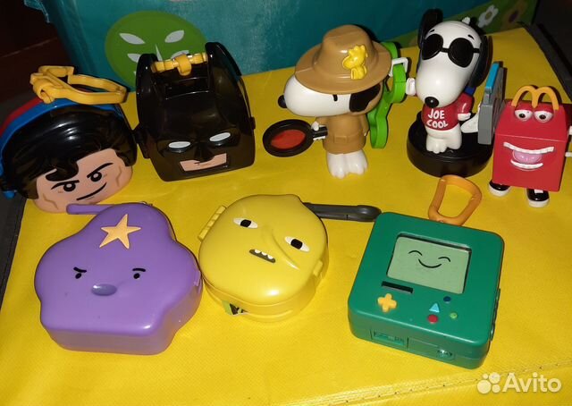Игрушки из макдональдса и бургер кинга