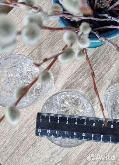 Хрустальные стаканы Югославия 70-е Cristal Zajecar