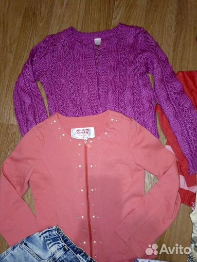 Пакет одежды для девочки 116-122- 128