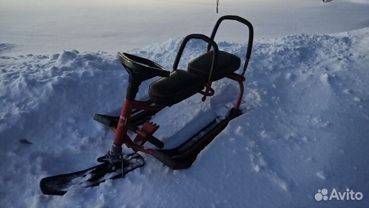 Снегокат для двоих бу