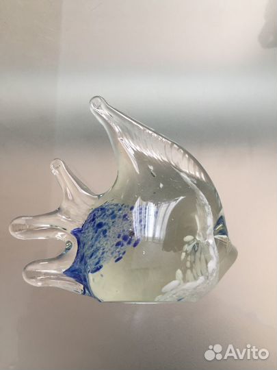 Хрусталь цветной Рыбка Bohemia Чехия