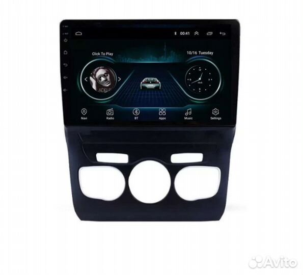Штатная магнитола Citroen C4 12+
