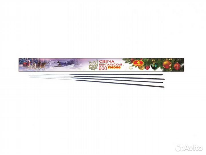 Бенгальские свечи огни большие 600 мм