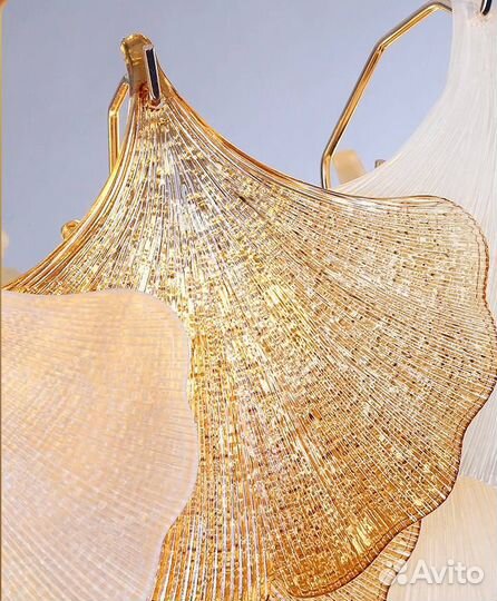 Люстра из ракушек дизайнерская