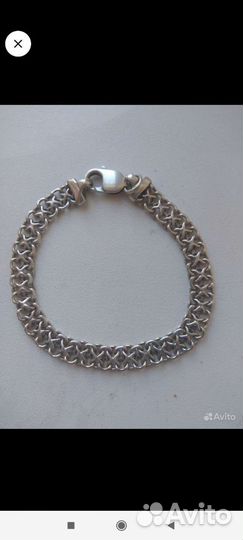 Браслет серебро