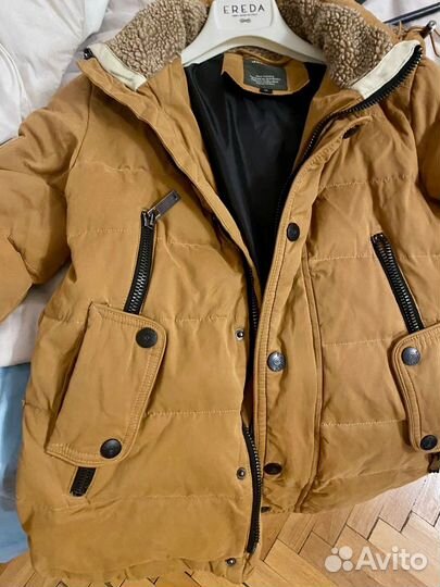 Куртка зимняя на мальчика 134 140