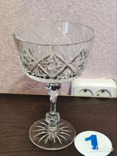 Вазы-хрусталь и вазочки-стекло для варенья СССР