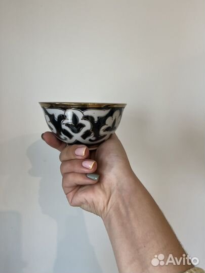 Сервиз чайный Пахта в золоте на 6 персон