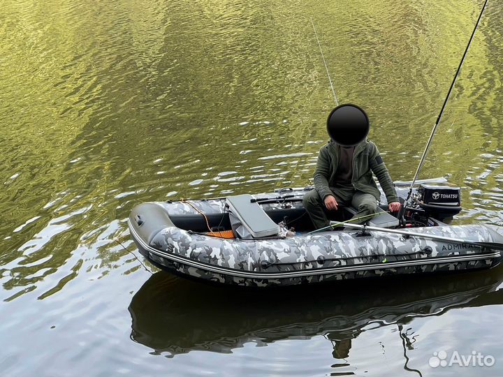 Надувная лодка Admiral 350 и мотор Tohatsu 9.8