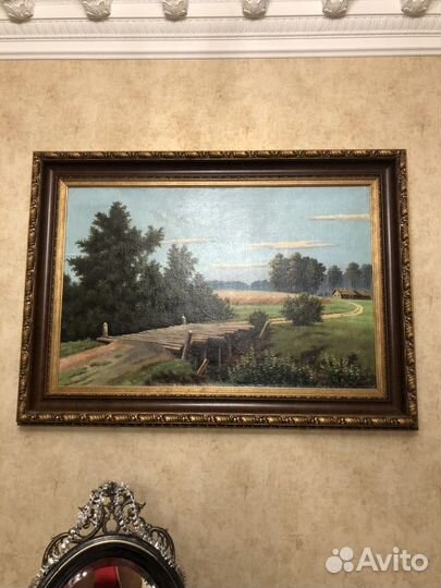 Антикварная русская картина