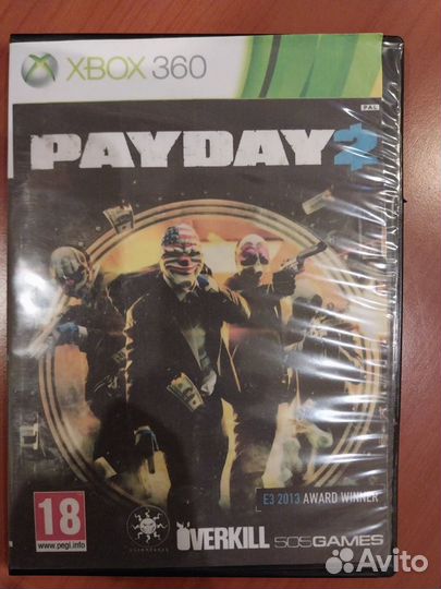Игра для приставки xbox 360 PayDay