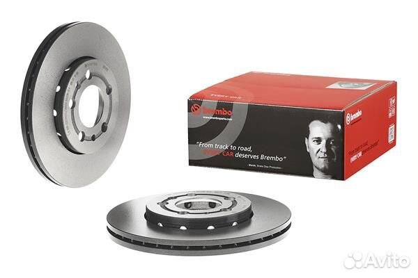 Диск тормозной brembo 09.7011.11 polo / octavia (1