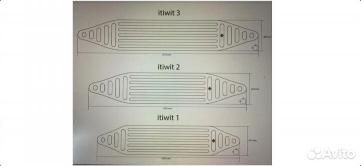 Баллоны,дно,каяк itivit