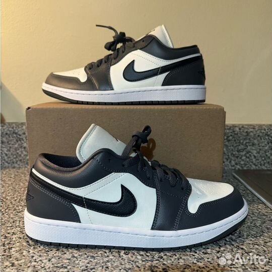 Кроссовки Nike Air Jordan 1 low iron grey