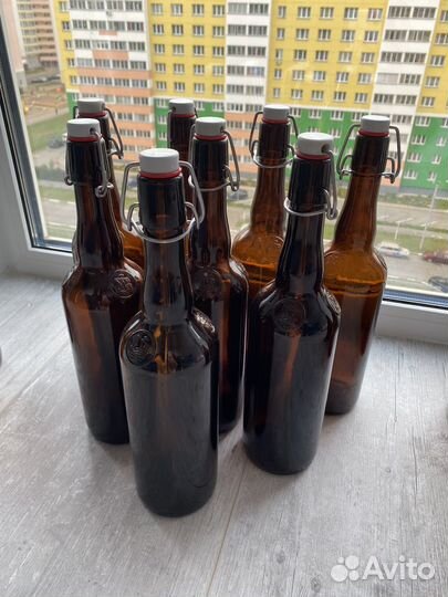 Бутылки с бугельной пробкой