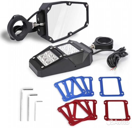 Зеркала для UTV багги с доп. освещением