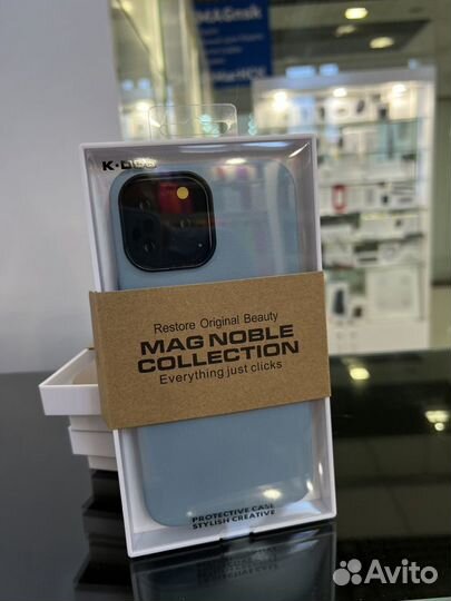 Чехол кожанный K-Doo MagSafe для iPhone 13 pro max