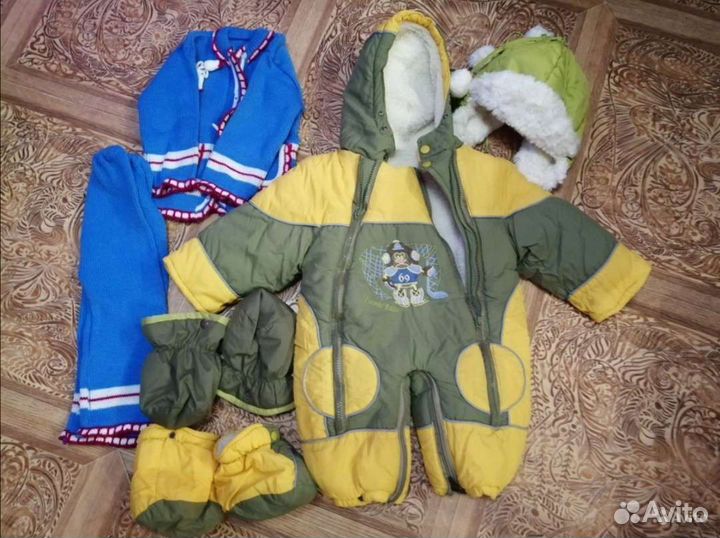 Утеплённые детские вещи от 0 до 1 года