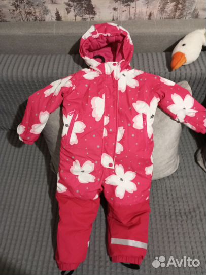 Зимний комбинезон для девочки 104