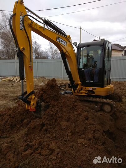 Аренда мини экскаватора JCB 8035