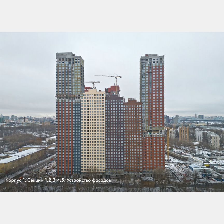 2-к. квартира, 61 м², 15/28 эт.