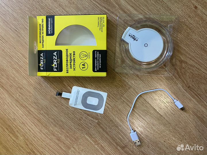 Беспроводное зарядное устройство + ресивер iPhone