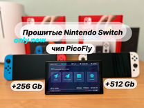 Nintendo Switch oled прошитая чип игры