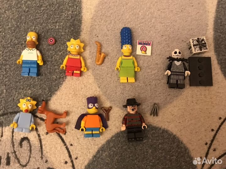 Lego Simpsons, lego minifigures, лего минифигурки