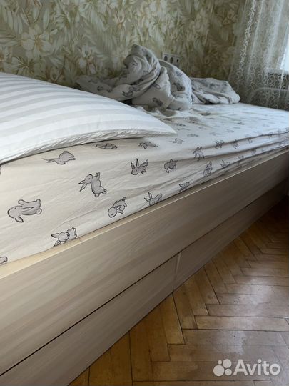 Кровать с матрасом бу