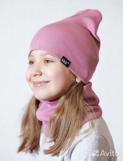 Шапка и снуд 46-50р