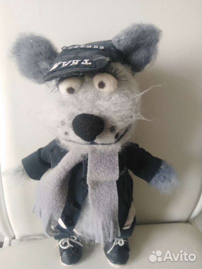 Валяная игрушка, ручная работа, медведь, тэдди