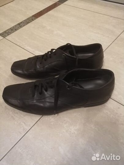 Кожаные мужские туфли Италия 46 размер