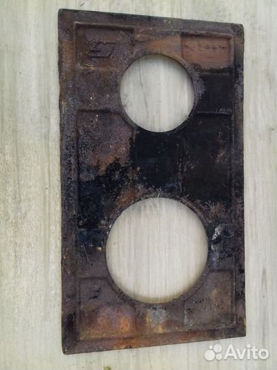 Чугунная плита конфорка для печи