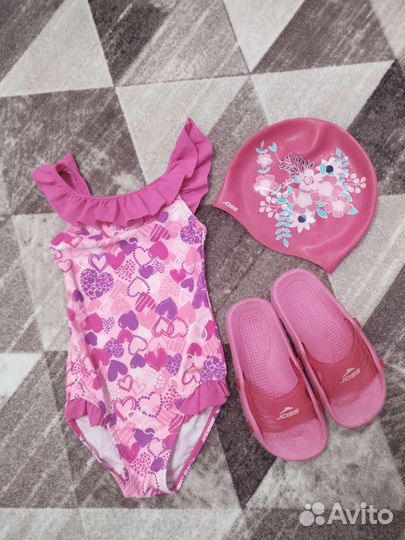 Купальный костюм для девочки рост 116