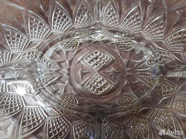 Менажница, Франция, хрустальное стекло