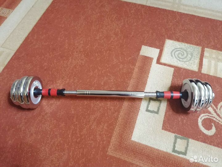 Гантели разборные+штанга