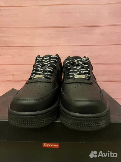 Nike Air Force 1 Supreme Black Оригинал