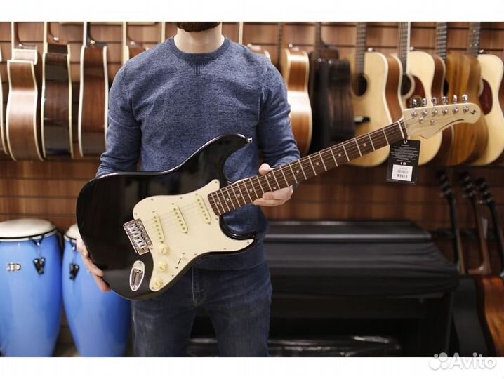 Stagg SES-30 BK электрогитара, цвет чёрный