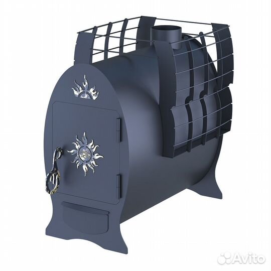 Толстостенная печь в баню Емеля 8 мм