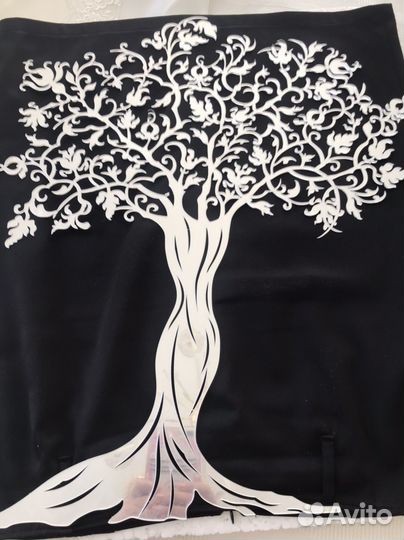 Зеркальное настенное панно, дерево жизни