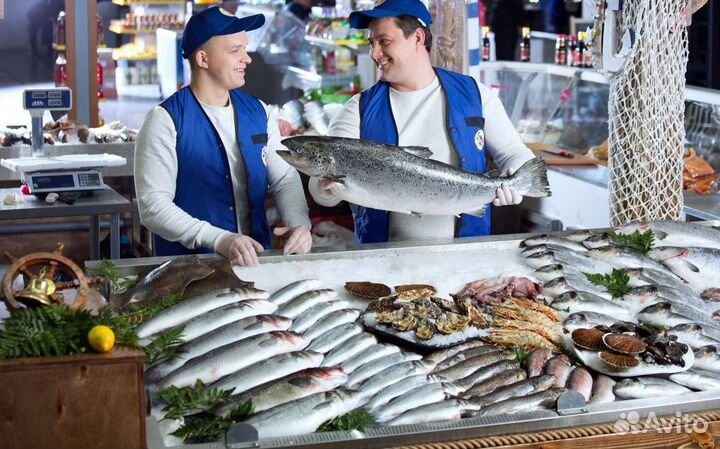 Прибыльный магазин рыбы и морепродуктов на продажу