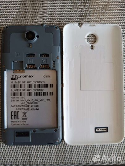 Телефон Micromax Canvas Pace Q415 Мегафон