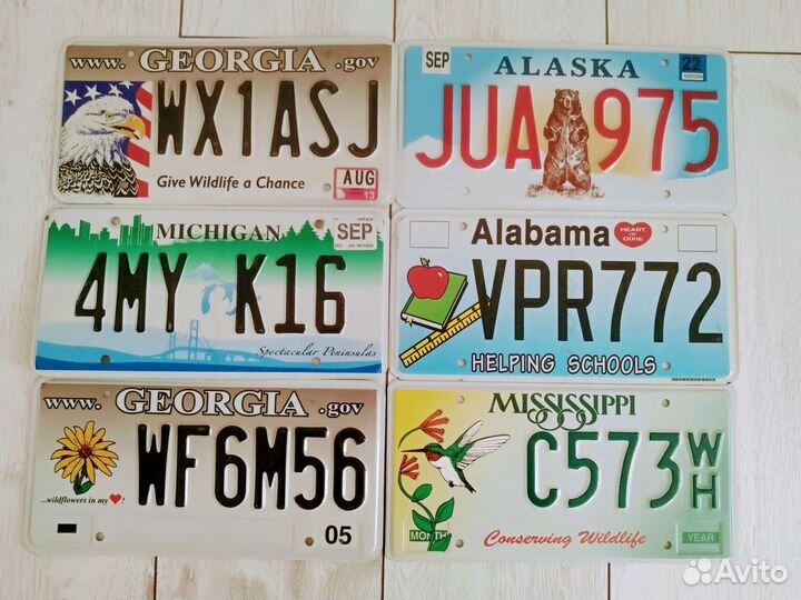 Автомобильные номера США
