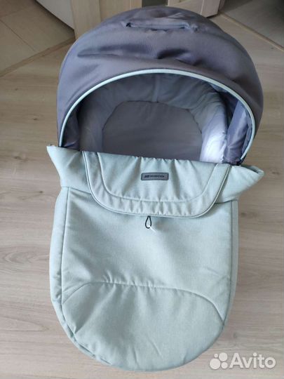 Коляска детская 3 в 1 Riko Basic, цвет ментоловый