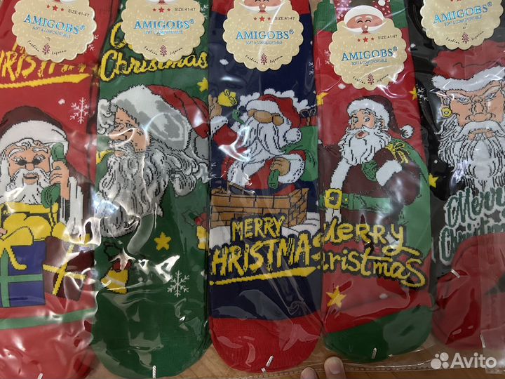 Новогодние носки