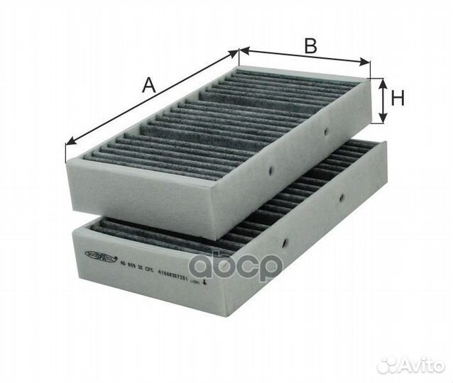 Фильтр салона угольный;mercedes GL, GLE, M